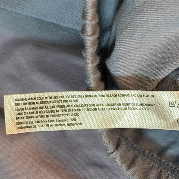 TWO Pairs of Urban Outfitters Jogger/Legging style Capris, Lt Bl & Blk, SMALL - Picture 6 of 13